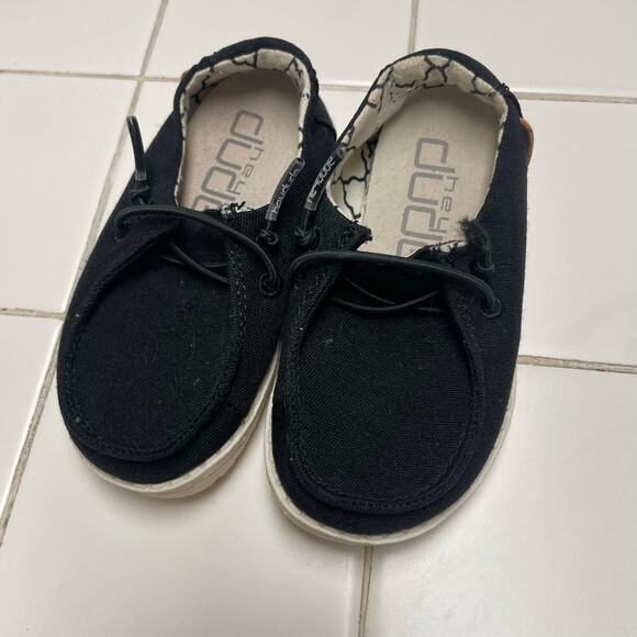 Hey Dude Wendy Toddler Classic Black Slip Ons Size 6 Casual - Picture 1 of 5